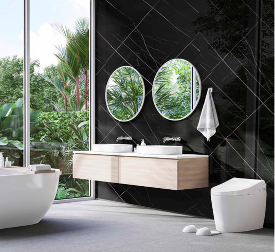 Wandpaneel Marmor- Granitoptik ,,Sahara Black''